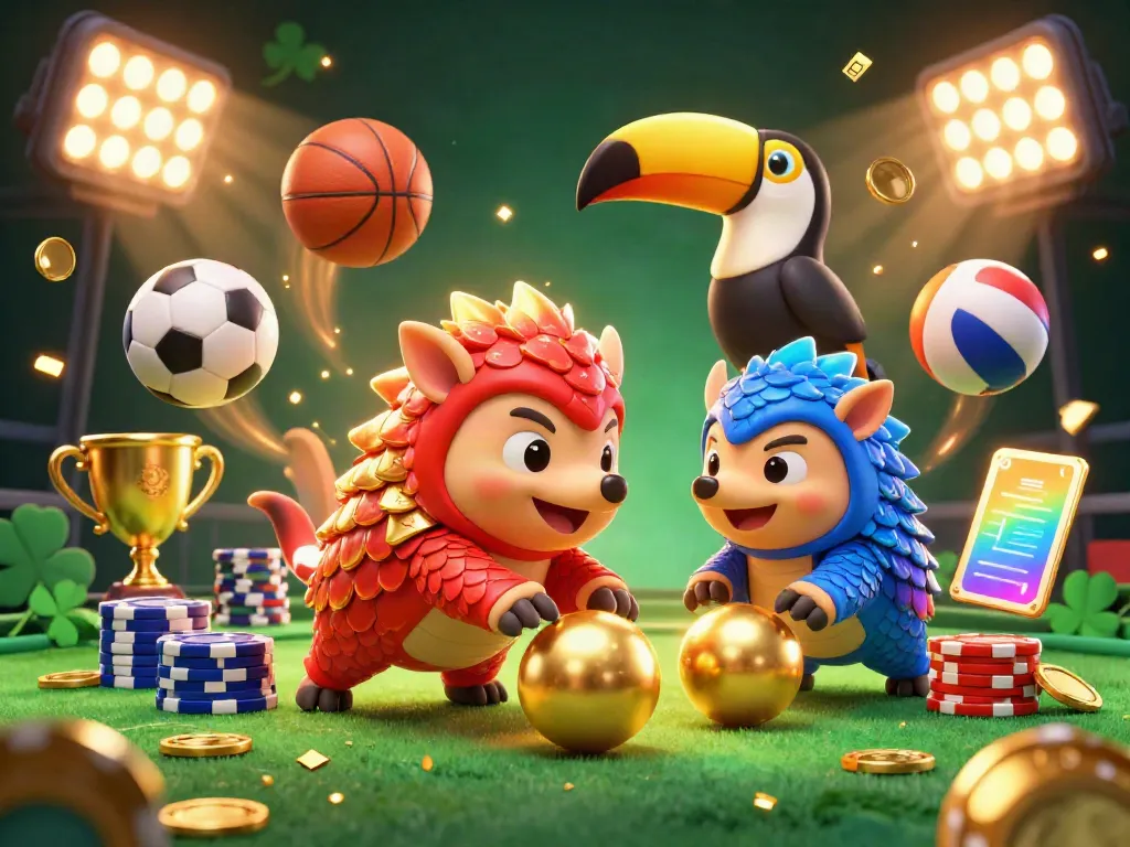 Experience thrilling online betting with one88h through engaging pangolin characters in a vibrant, dynamic gaming scene.