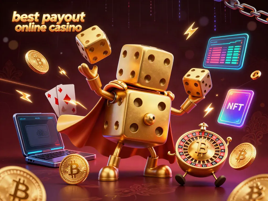 Engage in thrilling games at the best payout online casino with high-stakes golden dice and digital currency.