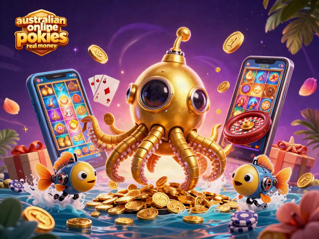 Experience thrilling australian online pokies real money action as a golden kraken uncovers jackpot treasures.