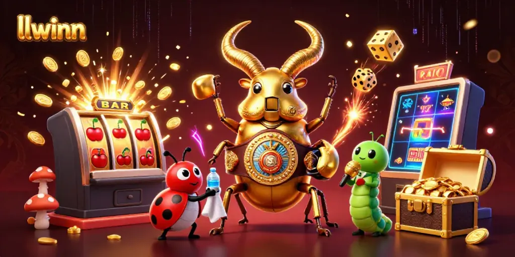 Experience thrilling jackpots with llwinn in a vibrant, dynamic casino scene.