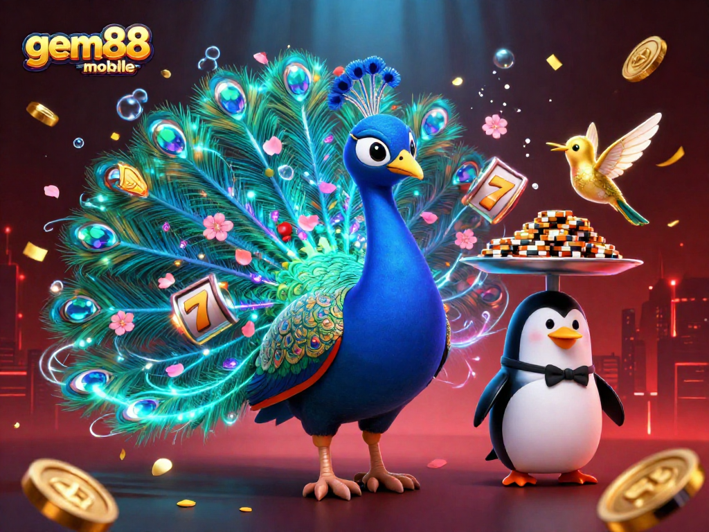 Experience immersive gaming with gem88-mobile featuring vibrant casino action and dynamic characters.