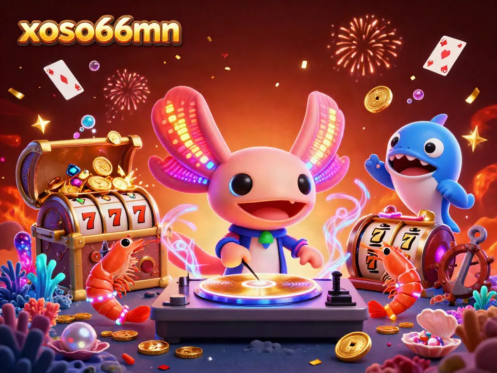 Experience lively gaming with xoso66mn featuring a vibrant underwater DJ scene.