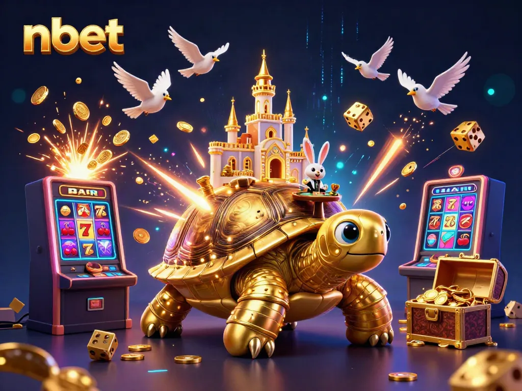 Experience thrilling wins with nbet's captivating casino scenes featuring vibrant characters and exciting game elements.